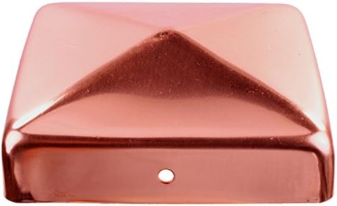 Post cap Copper Pyramid 9 x 9 cm