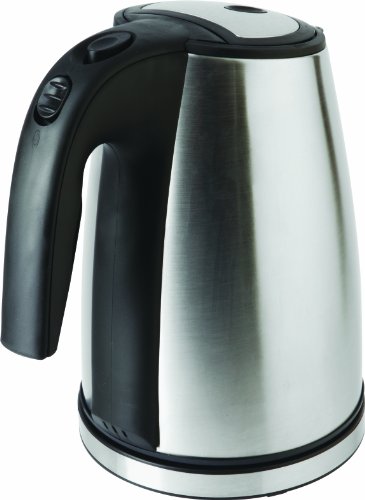 ECG RK 1740 KE Edelstahl Wasserkocher, 2000 W, Fassungsvermögen 1.7 l, Drehbar um 360°, Abnehmbarer Filter, Edelstahl - 2