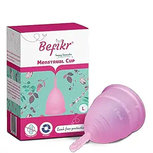 Large Period Cup / Menstraul Cup Befikr Silicon Cup For Women Girls