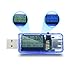 Produktbild USB Digitale Multi-Moniter 3.3-33V Voltmeter Amperemeter Multimeter mit LCD-Anzeigen-Digital - Spannung, Ladung, Strom, Kapazität, Innenwiderstand Tester (Blau 1)