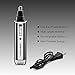 Nose Trimmer, [Newest Version] 4 in 1 Rechargeable Nose Ear Trimmer/Nose Hair Trimmer/Beard Trimmer/Sideburn Trimmer/Eyebrow Trimmer Stainless Steel&Water Resistant with Wet/Dry&Vacuum Cleaning System (Black)