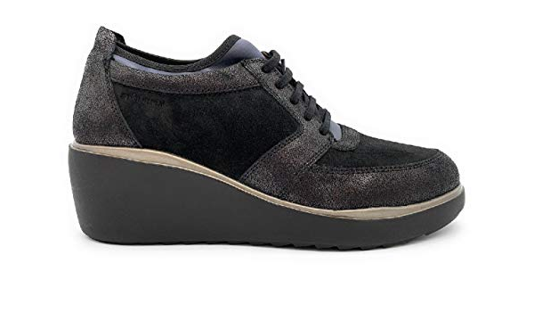 Stonefly Scarpa Donna camoscio Nero 109283, Tecnologia BluSoft.  Scarpatraspirante, Comoda, e dalle Alte Performance. Collezione Autunno  Inverno 2019 2020. 37 EU : Amazon.it: Scarpe e borse