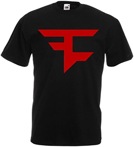 FAZE CLAN LOGO T-SHIRT Inspired CALL OF DUTY ADVANCED WARFARE BLACK OPS GHOST (Large)