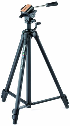 Velbon Videomate-438 Video Dreibein-Stativ (Hhe 153,5 cm) schwarz