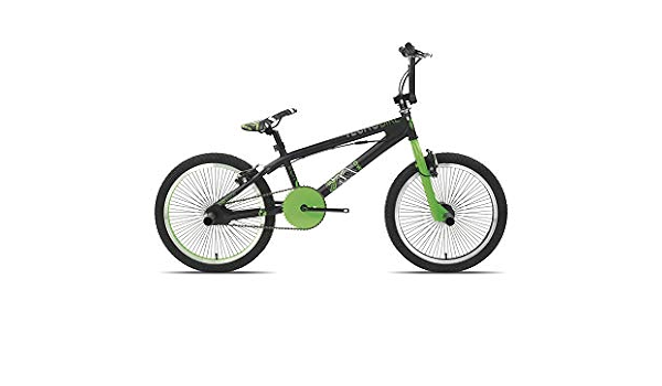 Tecnobike BMX Zero - BMX Freestyle - PRO Design 20' Inches - Exclusive  Colors Nero Verde : Sport e tempo libero