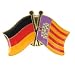 Produktbild Freundschaftspin Spanien - Mallorca Pin Fahne Flagge