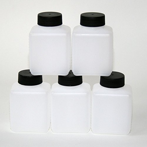 Weithalsflasche Plastik-Flasche Aufbewahrungs-Box PVC Kunststoff 250 - 500 ml (5, 250 ml)