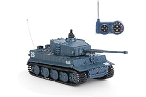 GUOML VGEBY1 Modelo de Tanque de Juguete RC, 4 Canales ABS de Control Remoto simulado Mini Tanque de Juguete para niños