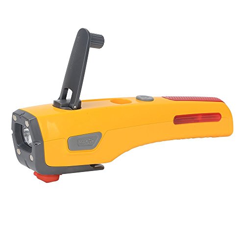 Preisvergleich Produktbild Handheld wiederaufladbare Taschenlampe Taschenlampe Licht 2000 mAh Tragbarer Akku Power Bank Externer USB Ladegerät mit Handkurbel Dynamo Power Generator