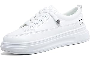 DEBAIJIA Sneakers Femme Baskets Chaussures De Course Blanc Chaussures Sport Running Décontractées Confortables EU