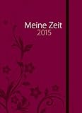 Meine Zeit 2015 - Ornament: Taschenkalender mit Gummizug, zwei Lesebändchen und Froschtasche by 