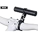 Produktbild LCLrute Fahrradverlängerung Unterstützung Fahrrad Taschenlampe Halter Lenker Fahrrad Zubehör Extender Halterung (Schwarz)