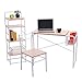 GreenForest® Wooden Storage Shelf Rack Modern Fresh Shelf Organizer Tray display unit living room,study room ,Bedroom