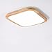 Produktbild GZ Nordic Holz Deckenleuchten Einfache Ultra-Thin Massivholz Rechteckig, 36 cm 20 W Weiße LED