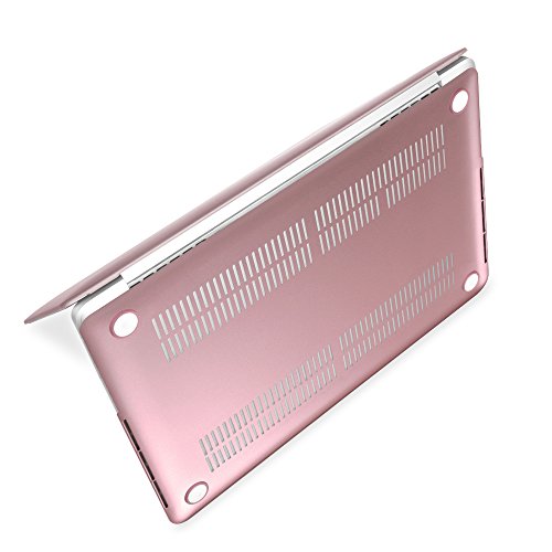 Fintie MacBook Pro 13 Hülle 2016 – Ultra Slim Plastik Hartschale Schutzhülle Snap Case für NEUESTE 13-zoll MacBook Pro 13″ (2016 Freisetzung) A1706 / A1708 mit/ohne Touch Bar and Touch ID, Roségold - 4