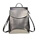 Produktbild DNC5UE Women Backpack Youth Leather Backpacks Female School Shoulder Bag Bagpack,Silver,China