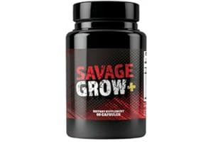 Savage Grow Plus - Best Male Enhancement - 60 Capsules - 1 Month Supply - Fitness Hero Supplements
