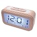 Produktbild EASEHOME LCD Digitale Wecker, Digitaler Wecker Reisewecker Datum Temperatur Anzeige Kinderwecker Batteriebetrieben Digitalwecker mit Snooze Nachtlicht Funktion und Laut Alarm, Pink