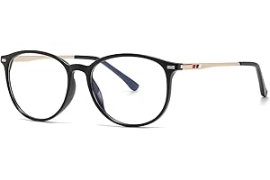 Musivon Blaulichtfilter Brille Damen Ohne Stärke - Herren Blaufilter Computerbrille Fensterglas Bildschirmbrille