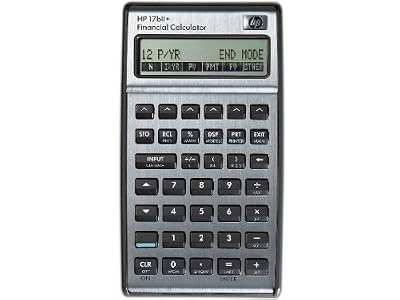 HP F2234A Calculatrice financière Mémoire 28 Ko 250 Fonctions intégrées Livrée avec pochette HP17bII+
