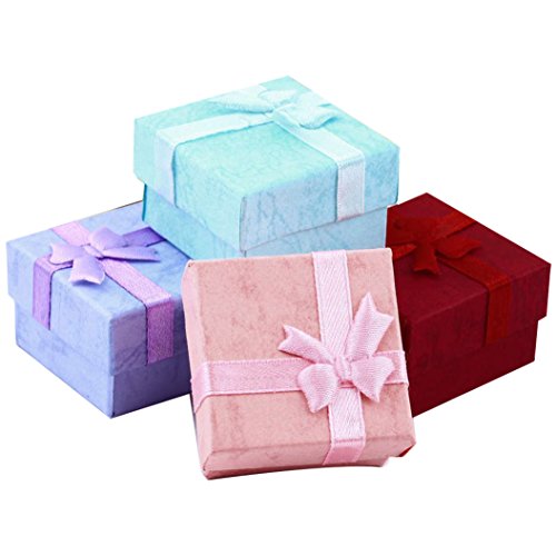 Suberde Cardboard Present Gift Box Case for Bangle Jewelry Ring Earrings Wrist Watch