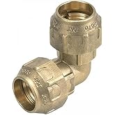 RIEGOPRO Equal Elbow 90&ordm; Made of Brass. Used to bypass corners with Polyethylene Irrigation Pipes. Available in 20mm, 25mm, 3