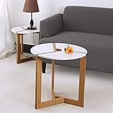 ✔ Elegante y moderna --- Esta mesa nórtica tiene tacto suave y agradable. Es de 50x51cm, adecuada en cualquier zona de la habitación como en sala de estar, dormitorio, estudio, etc.