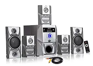 TRONICA Grey Super King Series 40 Watt 5.1 Channel Wireless Bluetooth Multimedia Speaker (Grey)