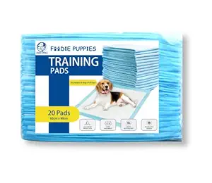 Foodie Puppies Pee & Potty Pet Training 20 Pads, 60X90cm for Puppies & Dogs | Leak Proof Protection | Ultra-Absorbent | Odor Neutralizer | Multilayer Design