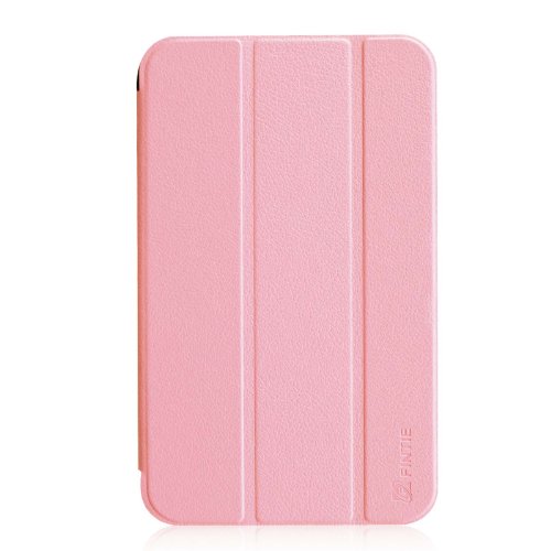 Fintie Samsung Galaxy Tab 4 8.0 Hülle Case – Ultra schlank superleicht Ständer Smart Shell Cover Schutzhülle Etui Tasche mit Auto Schlaf / Wach Funktion, Pink - 8
