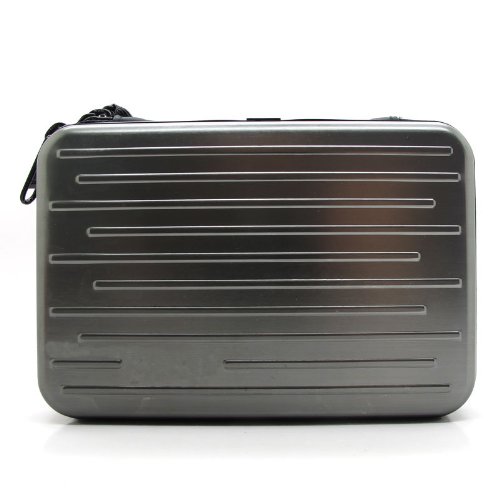 Markstore(TM) 2.5" Anti-Shock Silver Aluminium Portable Hard Drive Hard Case Protective Storage For Seagate Wireless Plus, WD My Passport Essential for Mac, WD My Passport Ultra Slim, Seagate Backup Plus, Seagate Expansion, Seagate Slim, Toshiba Canvio, Stor.E Plus, WD Elements 2.5" Portable Hard Drive,LACIE P9220 Porsche Design,Transcend StoreJet HDD Hard Drive