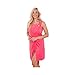 Produktbild TRI Strandhandtuch Kleid Handtuch Strandkleid Badetuch Saunatuch Saunakilt 2in1 Polyester, pink, 150 x 73 cm Damen Mädchen