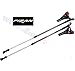Produktbild Original Fizan Nordic Walking Power - Teleskopstöcke, rot-silber, 1 Paar, NEU !