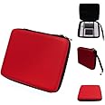 TECHGEAR Case Compatible with Nintendo 2DS - Hard Protective Carry & Storage Case Cover fits 2DS + Games + Accessories [RED]