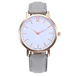 Cramberdy Uhr Damen Armbanduhr Frauen Armbanduhr Mädchen Mode Leisure Uhren Leder Analoge Quarz Armbanduhr Damen Uhr
