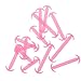 Segolike 14pcs/set Glow In Dark Silicone No Tie Shoelaces for Sneaker Boots Shoes Pink RS.299.00