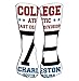 Produktbild jinhua1 Hohe Socken Outdoor Sports Men Women High Socks Stocking Sports Team Fashion Jersey Design Athletic East Coast Charleston South Carolina Tile Length 19.7"(50cm)