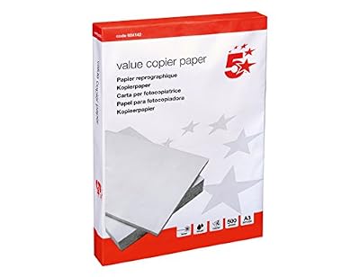 5 Star Papier photocopie Blanc 80g/m² Format A3 500 feuilles