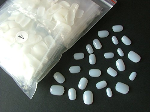 500 Natural Petite Full Cover False Nails by Pretty Poppet