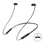 Bluetooth Kopfhörer 4.2 Wavefun Nackenbügel Sport Kopfhörer, 9 Stunden Wiedergabezeit, Leichtgewicht Headset mit IPX5 Schweißgeschützt & Mikrofon, Magnetische In-Ear Ohrhörer für Joggen, Workout, Gym