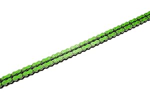 FLYING DREAM FLYINGDREAM Chaîne de moto 428 108 maillons pour 50 cc 70 cc 90 cc 110 cc 125 cc 250cc Dirt Pit Bike ATV, Go Kart, Mini Bike, Scooter, Quad (Vert)