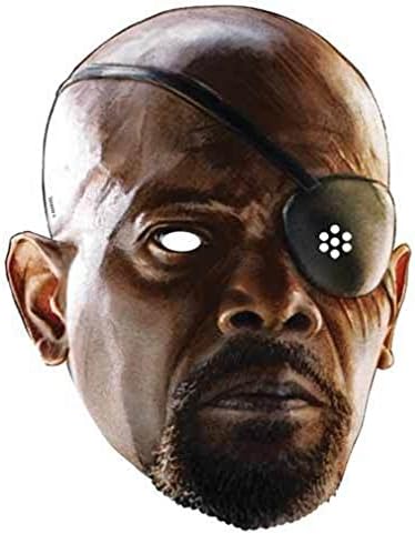 Official Marvel Avengers - Age of Ultron - Nick Fury - Card Face Mask