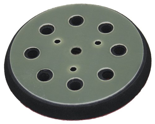 Schleifteller Ø 115mm hart - für KRESS Hexe - Stützteller für Klett Schleifscheiben mit 8-Loch Absaugung - DFS