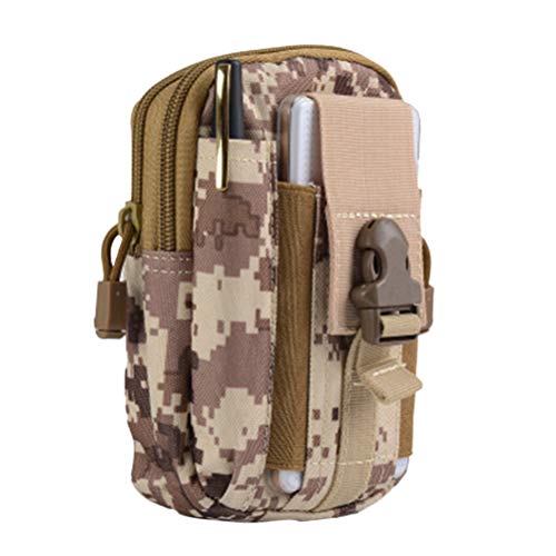 TENDYCOCO travel Duffle Waist Pack Hand Carry Camping Belt Bag Rucksack Outdoor Bumbag (Digit Camouflage)