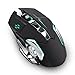 Produktbild CITW Wiederaufladbare Drahtlose Maus Mute Ergonomische Gaming-Maus 6-Taste RGB Backlight 2400 DPI Notebook Professional Player,Black