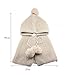 Womdee(TM) Baby Girls Boys Weave Knitting Hat Cape Coat Scarf Set(6-36 Months)-Creamy White With Womdee Accessory
