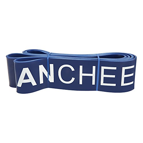 Preisvergleich Produktbild Ancheer Naturlatex verschiedener Widerstand (Leicht, Mittel, Schwer) Widerstandsbänder, Fitnessbänder Set,Widerstandsbänder für Krafttraining & Bodybuilding ,Trainingsbänder, Ideal für Krafttraining, Yoga und Pilates (101.3*6.5, Blau)