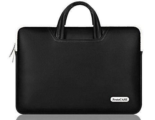 Preisvergleich Produktbild ProtoCASE Proto13 Schutzhülle, Fits 15-Inch Laptop, PU Leather Black