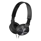 Sony MDR-ZX310APB - Auriculares de diadema cerrados (con micrófono, control remoto integrado), negro