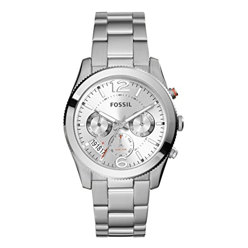 Fossil ES3883 PERFECT BOYFRIEND Uhr Damenuhr Edelstahl 50m Analog Datum silber